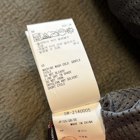 Snow Peak Khaki Sherpa Jacket, Zip Up, Thermal Boa Fleece - Picture 9 of 12